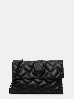 Kurt Geiger London torebka skórzana KENSINGTON kolor czarny 5031500109