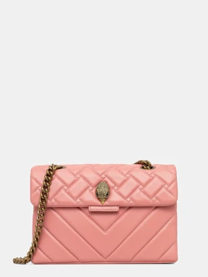 Kurt Geiger London torebka skórzana KENSINGTON kolor pomarańczowy 3586257109