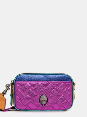 Kurt Geiger London torebka skórzana KENSINGTON kolor różowy 4684669109