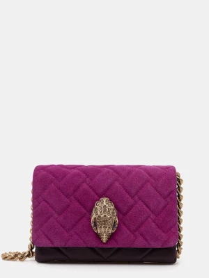 Kurt Geiger London torebka skórzana KENSINGTON kolor różowy 9594552219