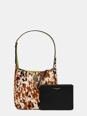 Kurt Geiger London torebka skórzana kolor brązowy 3577339189
