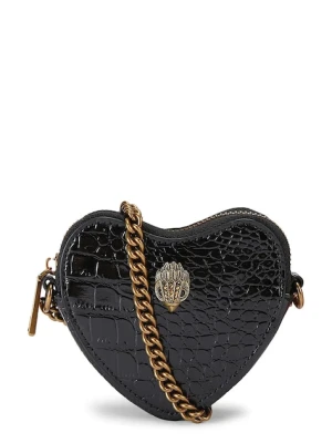 Kurt Geiger London torebka skórzana kolor czarny 9548400409