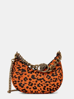 Kurt Geiger London torebka skórzana kolor pomarańczowy 4354691019