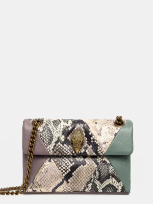Kurt Geiger London torebka skórzana kolor zielony 4028699189