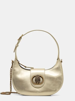 Kurt Geiger London torebka skórzana kolor złoty 3601161109