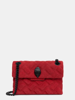 Kurt Geiger London torebka skórzana MINI KENSINGTON kolor czerwony 5017350219