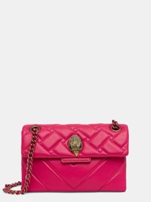 Kurt Geiger London torebka skórzana MINI KENSINGTON kolor różowy 5017357109