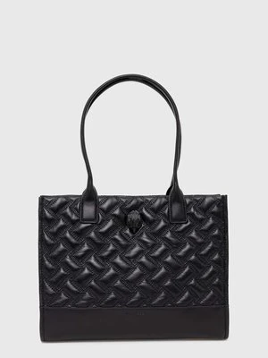 Kurt Geiger London torebka skórzana SM KENSINGTON SQ TOTE DR kolor czarny 2732000109