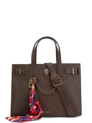 Kurt Geiger London torebka tote damska skórzana SLOANE brązowy