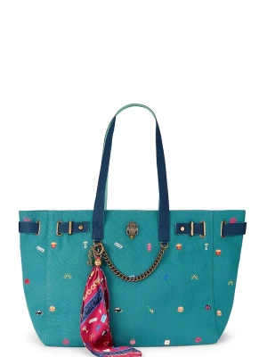 Kurt Geiger London torebka tote damska SLOANE turkusowy