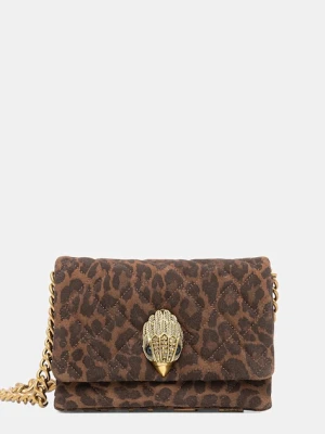 Kurt Geiger London torebka zamszowa MINI KENSINGTON kolor brązowy 9594535289