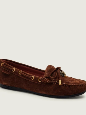Kurt Geiger Mokasyny Eagle | zamsz brązowy