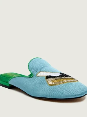 Kurt Geiger Mule EMBROIDERED