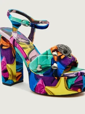 Kurt Geiger Sandały na słupku 225-KENSINGTON PLATFORM SDL