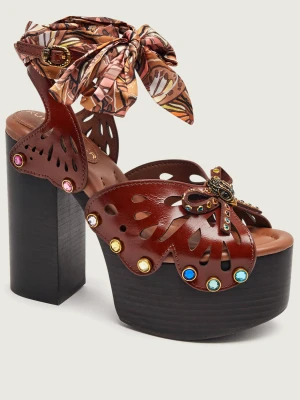 Kurt Geiger Sandały na słupku BUTTERFLY