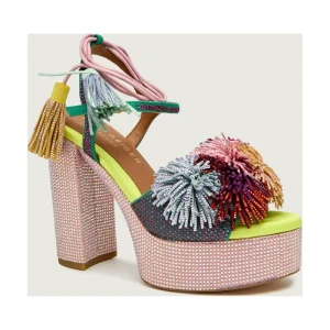 Kurt Geiger Sandały na słupku POM POM