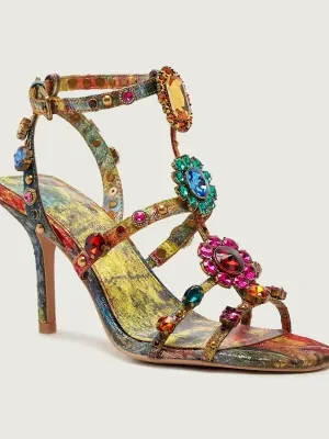 Kurt Geiger Sandały na szpilce JEWEL GLADIATOR