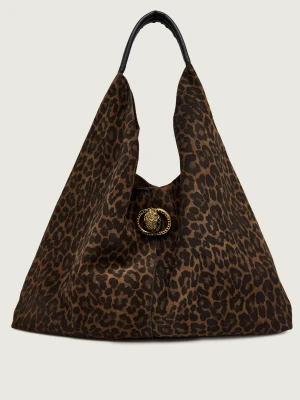 Kurt Geiger Shopperka Chelsea | zamsz brązowy