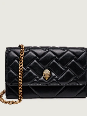 Kurt Geiger Skórzana kopertówka The Kensington czarny
