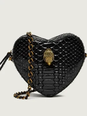 Kurt Geiger Skórzana listonoszka 690-KENSINGTON HEART