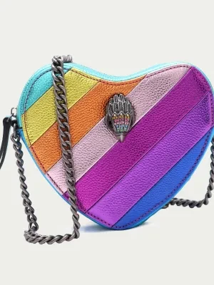 Kurt Geiger Skórzana listonoszka 690-KENSINGTON HEART