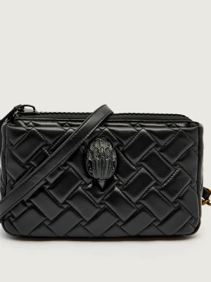 Kurt Geiger Skórzana listonoszka KENSINGTON czarny