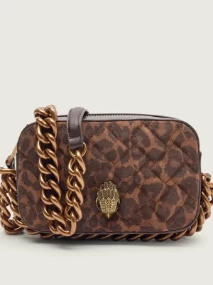 Kurt Geiger Skórzana listonoszka KENSINGTON | zamsz