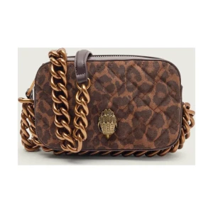 Kurt Geiger Skórzana listonoszka KENSINGTON | zamsz