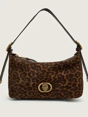 Kurt Geiger Skórzana torebka na ramię 690-CHELSEA SOFT | zamsz