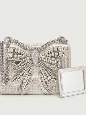 Kurt Geiger Skórzana torebka na ramię BOW SMALL SHOREDITCH