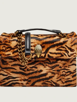 Kurt Geiger Skórzana torebka na ramię Kensington camel