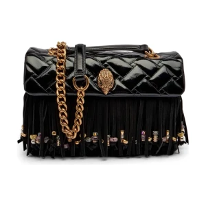 Kurt Geiger Skórzana torebka na ramię KENSINGTON FRINGE