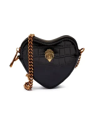 Kurt Geiger Skórzana torebka na ramię MICRO HEART