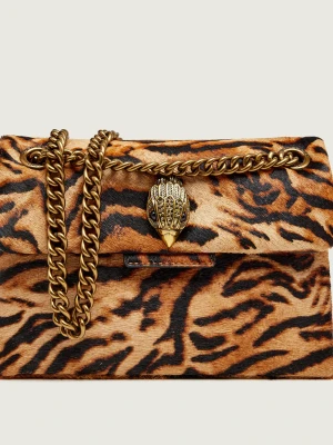 Kurt Geiger Skórzana torebka na ramię Mini Kensington camel