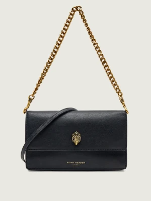 Kurt Geiger Skórzana torebka na ramię Sloane czarny
