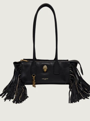 Kurt Geiger Skórzana torebka na ramię Sloane czarny