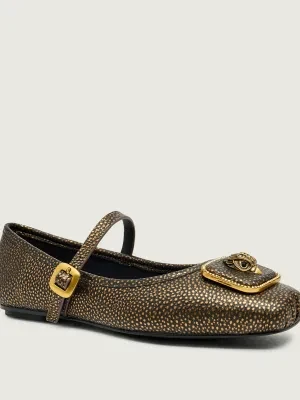 Kurt Geiger Skórzane baleriny 225-PIMLICO