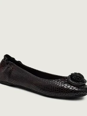 Kurt Geiger Skórzane baleriny CHELSEA