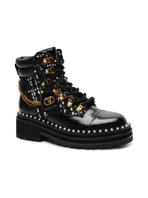 Kurt Geiger Skórzane botki CHELSEA COMBAT
