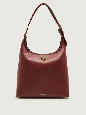 Kurt Geiger Skórzane hobo brązowy