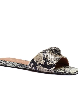 Zdjęcie produktu Kurt Geiger Skórzane klapki KENSINGTON beżowy