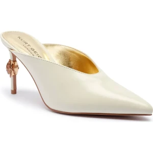 Kurt Geiger Skórzane klapki na szpilce EAGLE