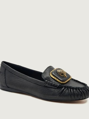 Kurt Geiger Skórzane mokasyny Pilmico czarny