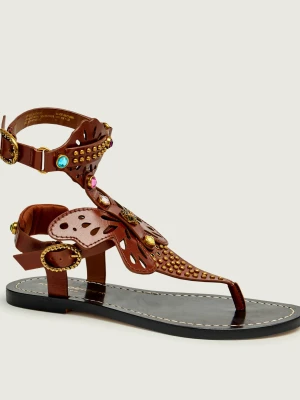 Kurt Geiger Skórzane sandały BOHO BUTTERFLY