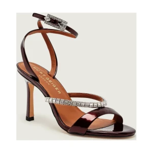 Kurt Geiger Skórzane sandały na szpilce CRYSTAL