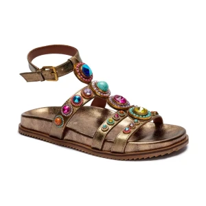 Kurt Geiger Skórzane sandały OCTAVIA FLEXI GLADIATOR