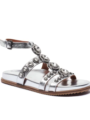 Kurt Geiger Skórzane sandały OCTAVIA FLEXI GLADIATOR