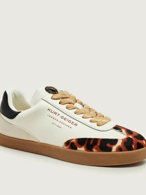 Kurt Geiger Skórzane sneakersy Barbican ecru