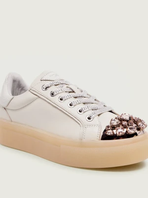 Kurt Geiger Skórzane sneakersy CRYSTAL