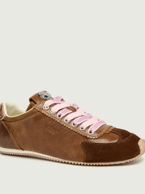 Kurt Geiger Skórzane sneakersy ISLINGTON | zamsz